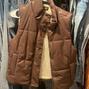 Brown vest